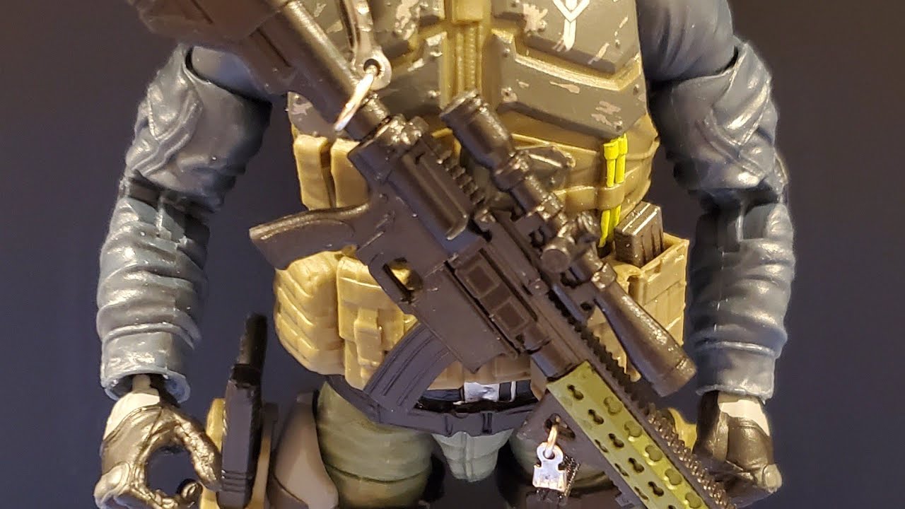Gun sling tutorial for Action Force action figures
