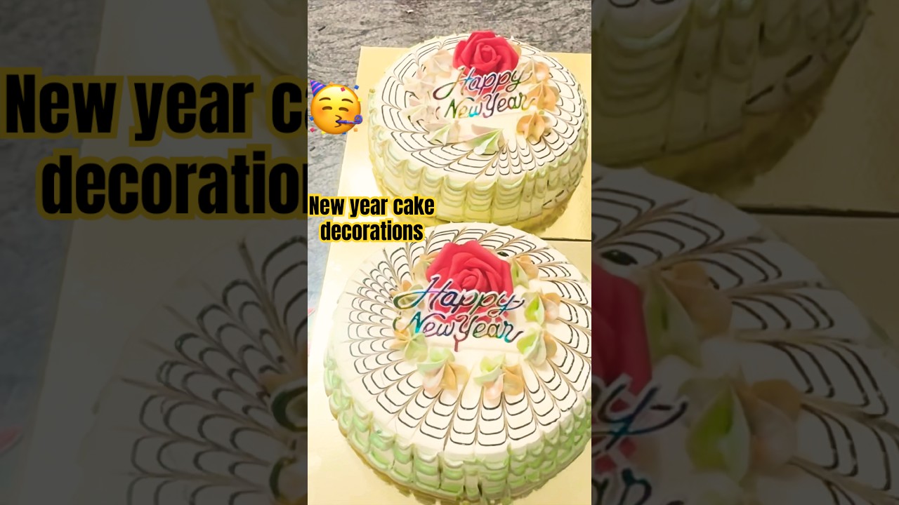 New Year Cake Decorating 🎂🥳 | 
