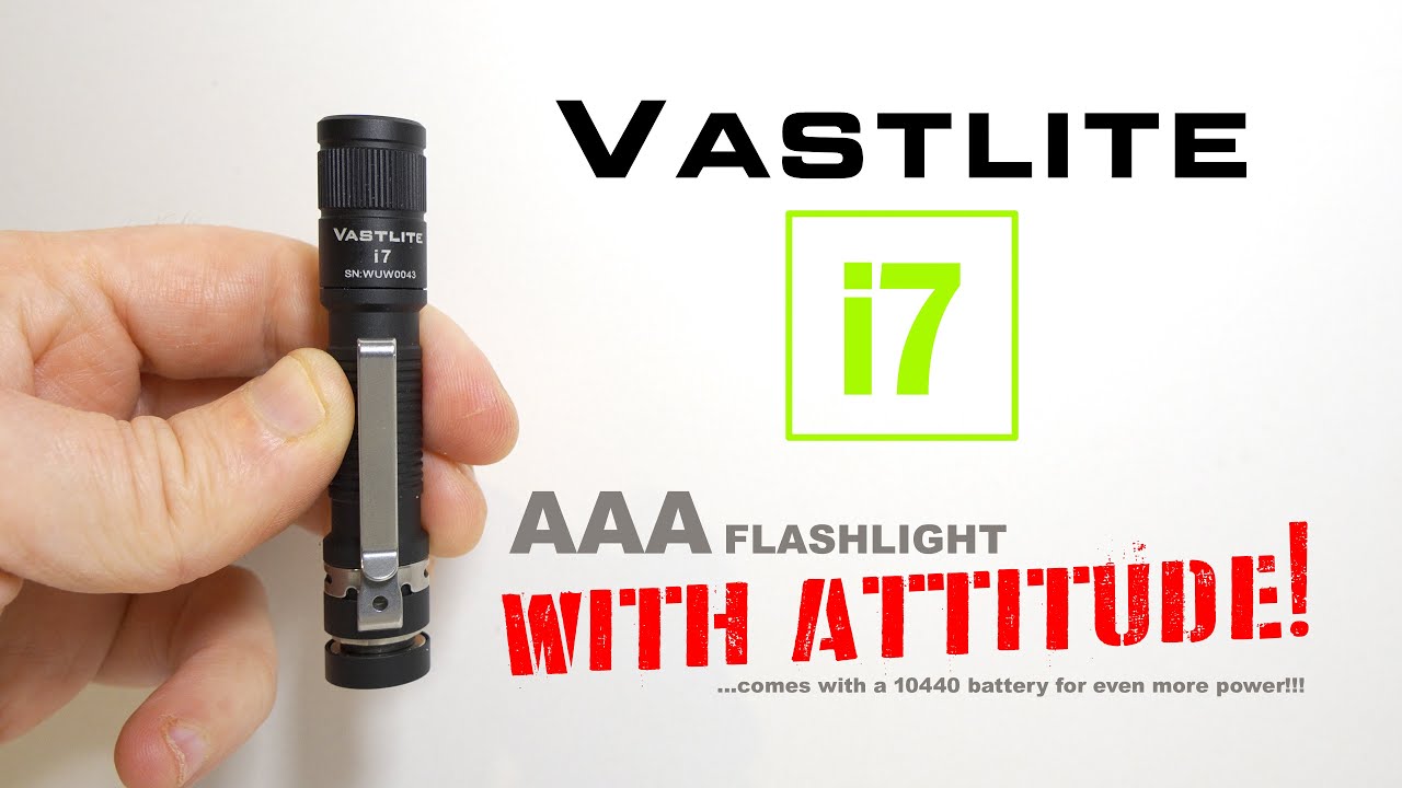 VASTLITE i7 - AAA pocket flashlight