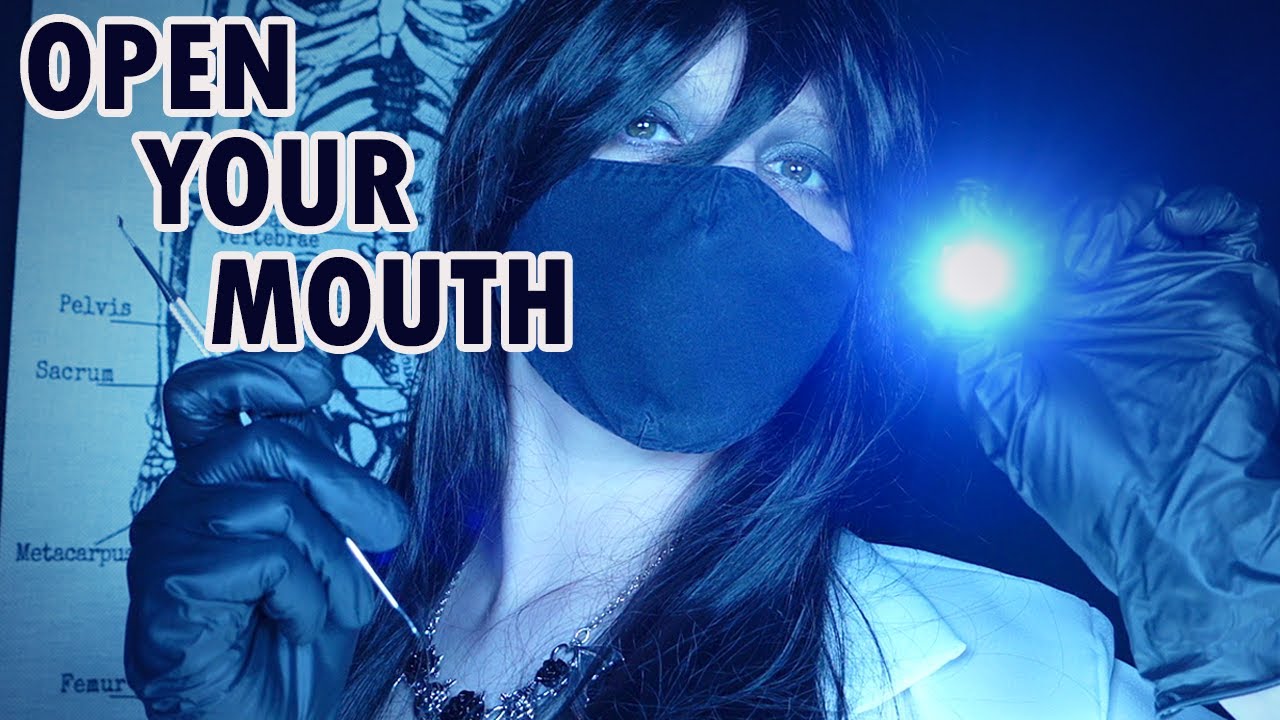 Goth Dentist Examines Your Teeth | ASMR Dentist & Medical Exam Roleplay