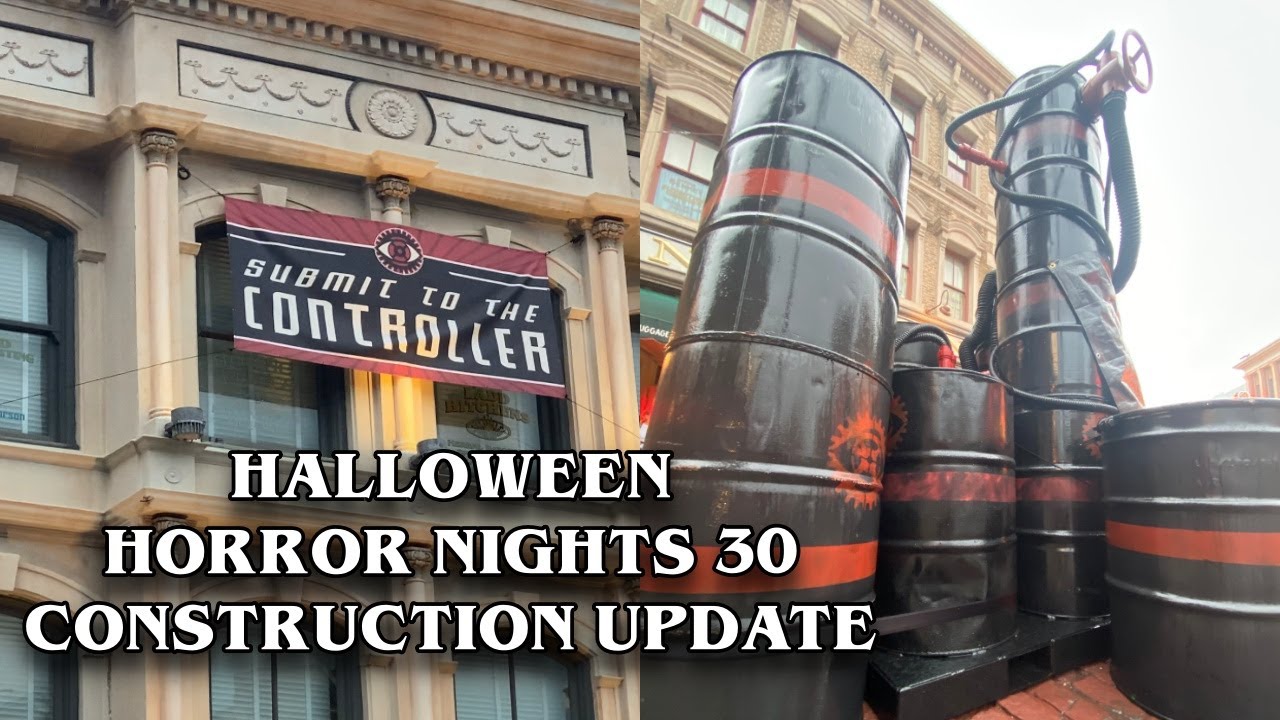 Halloween Horror Nights 30 Construction Update #3 | New Lights, Props & More