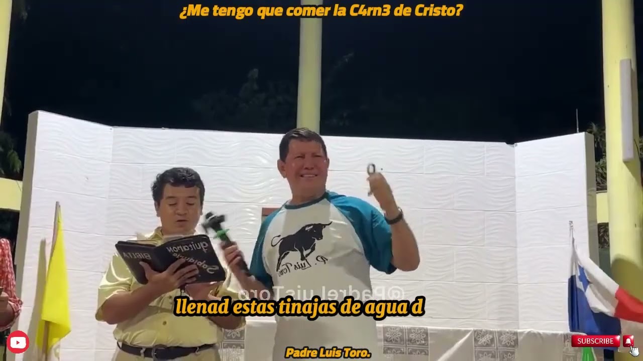¿Me tengo que comer la C4rn3 de Cristo? Padre Luis Toro.