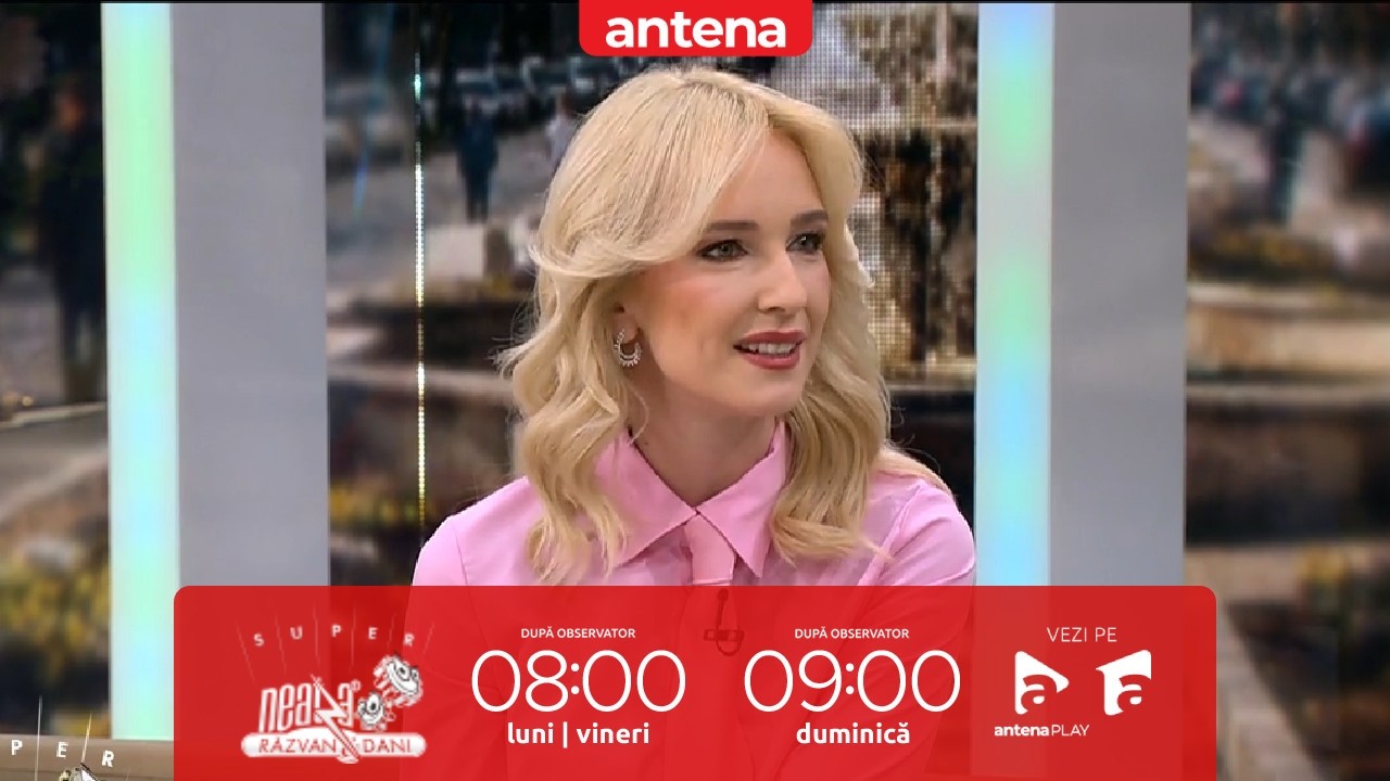 Teodora Tompea prezintă Observator 16, de luni până vineri, la Antena 1