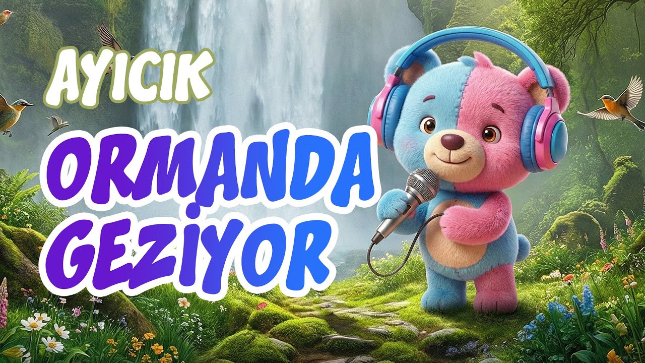 Neşeli Ayıcık Ormanda 🧸🌳 | Eğlenceli Çocuk Şarkısı | Hayvanlar ve Doğa