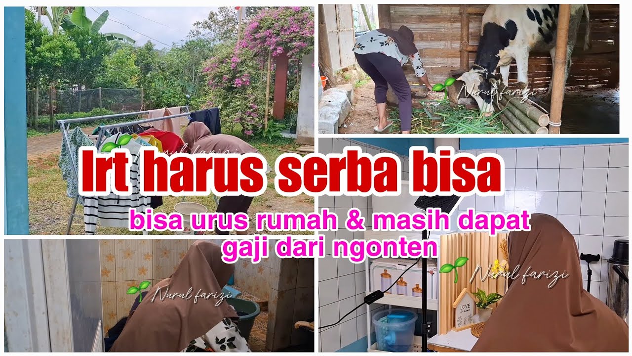 IRT SERBA BISA || URUS RUMAH || URUS ANAK || MASIH DAPAT GAJI 5JT PERBULAN HASIL NGONTEN