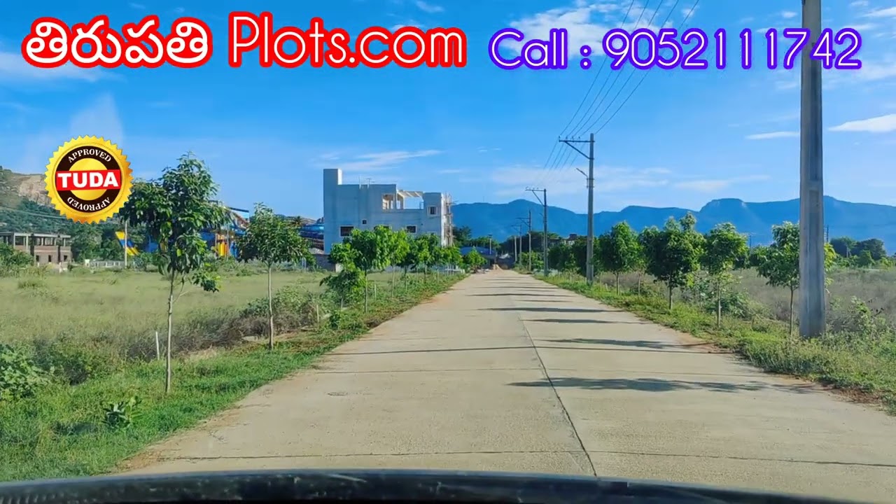 Residential Open #plot  for sale In #tirupati #tuda #9052111742