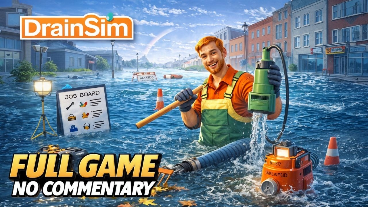 DrainSim | FULL GAME Gameplay Longplay | No Commentary