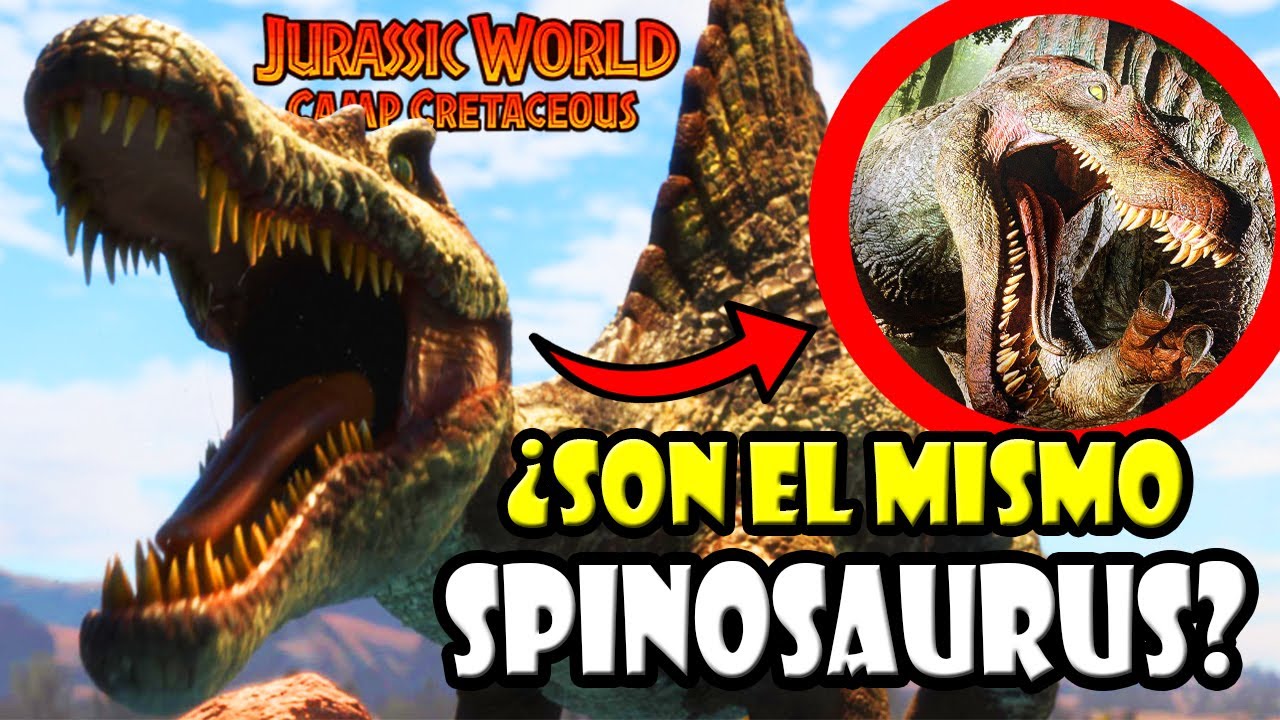 ¿EL SPINOSAURUS DE JURASSIC WORLD: CAMP CRETACEOUS ES EL MISMO DE JURASSIC PARK 3?