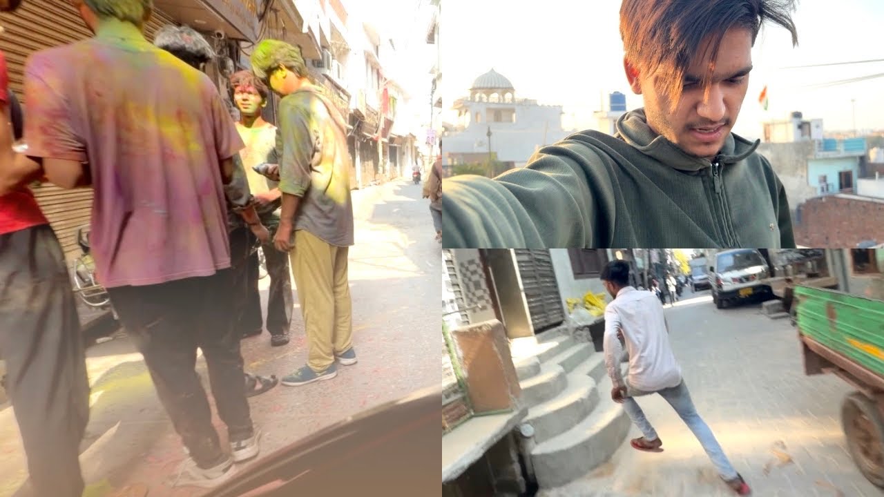 Holi Wale Din aisa kya hua 🤯 Tujhe Aisa Kya Hua Jo Bhag raha hai 🤣