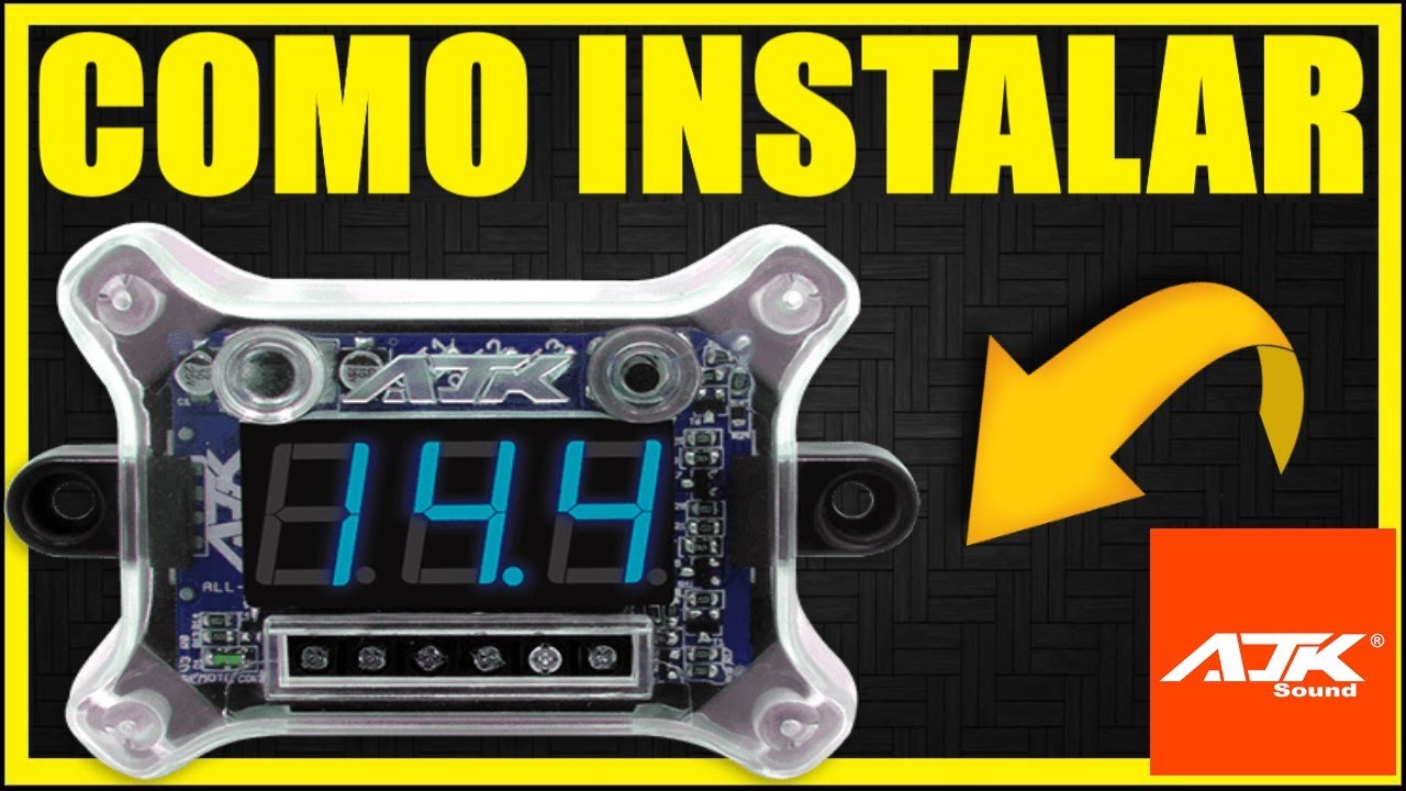 Como instalar VOLTÍMETRO DIGITAL AJK Sound e Sequenciador #ALANROD
