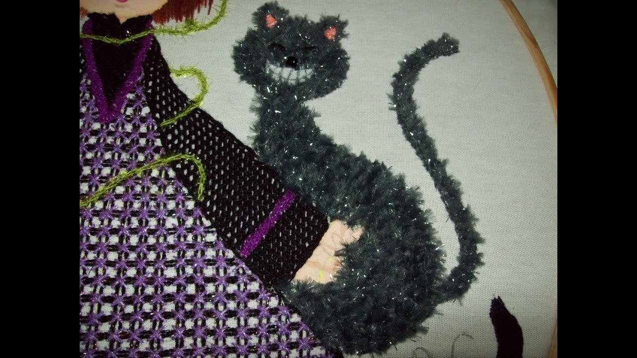 112.- Como bordar con hilo texturizado peludo. Iztac Madrigal
