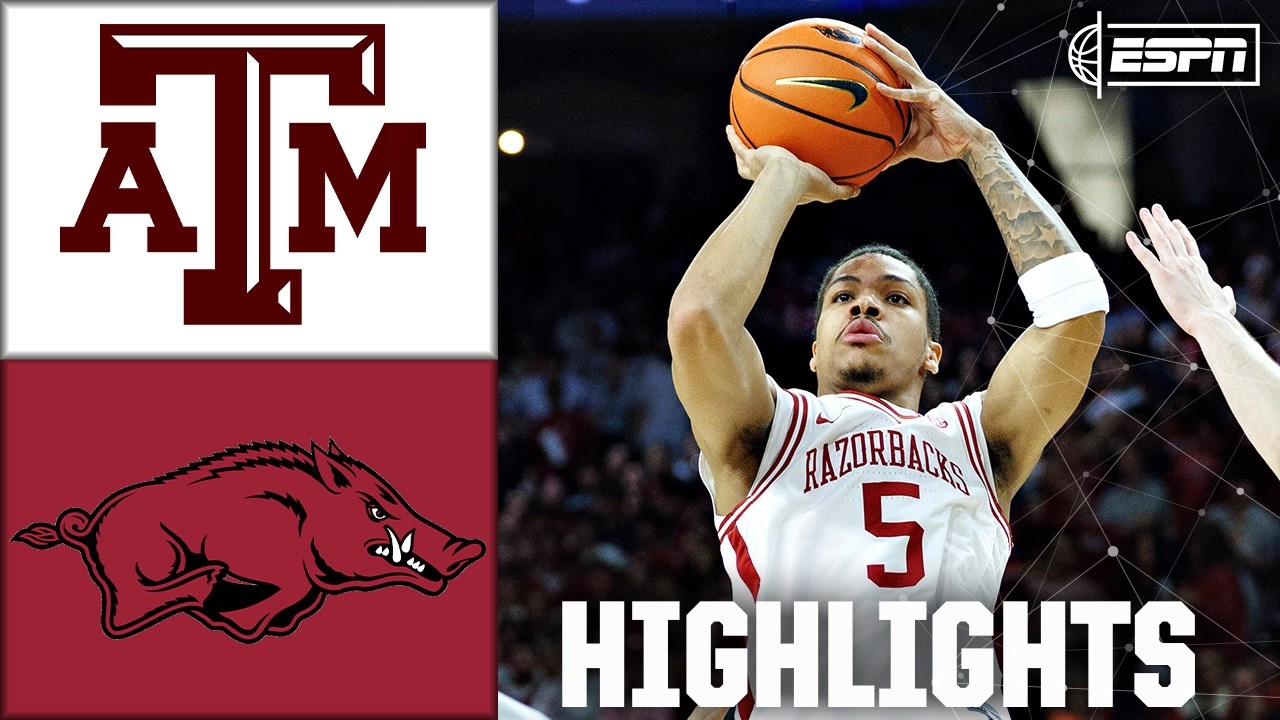 Texas A&M Aggies vs. Arkansas Razorbacks | Full Game Highlights | ESPN College Basketball