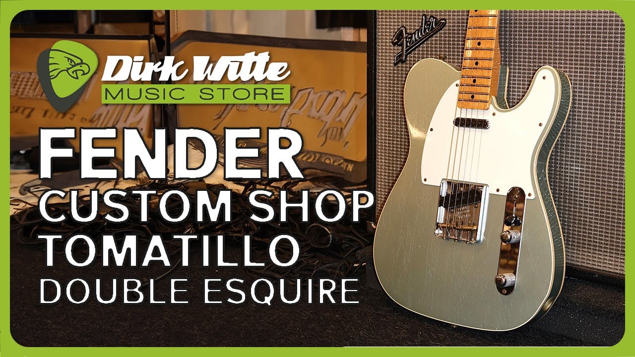 Dirk Witte - Fender CS LTD Tomatillo Double Esquire Custom Firemist Silver Relic