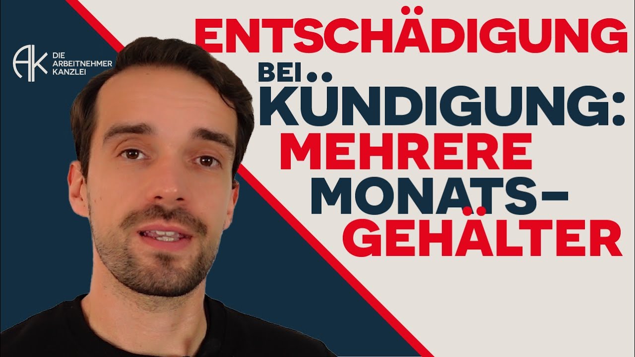 F&auml;lle aus der Praxis: Entsch&auml;digung bei K&uuml;ndigung #arbeitsrecht #k&uuml;ndigungsschutz