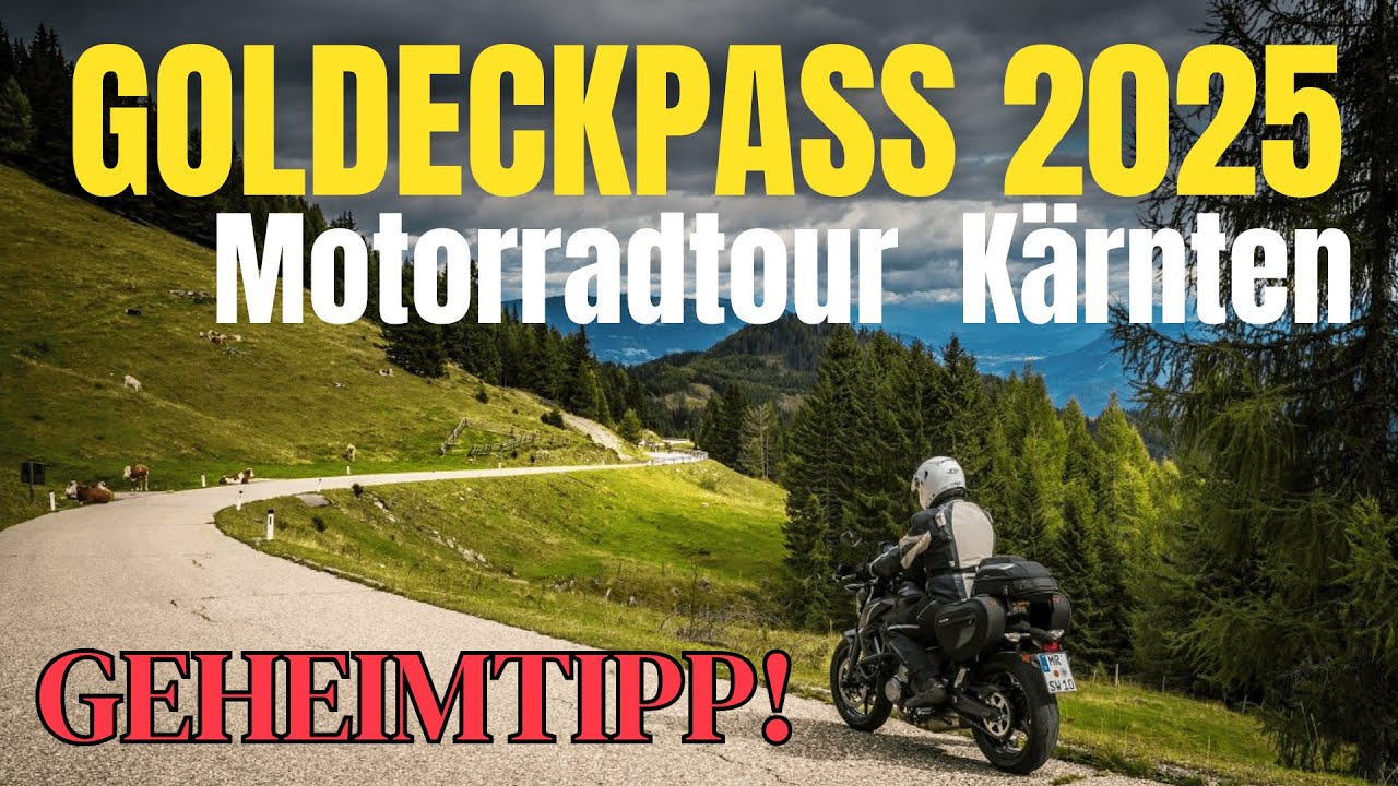 Goldeck Panoramastraße 2025 – Motorrad-Tour in Kärnten mit Drohne (4K)