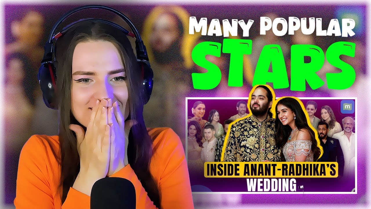 Russian Girl Reacts :Anant-Radhika Wedding | Star Studded Ambani Wedding