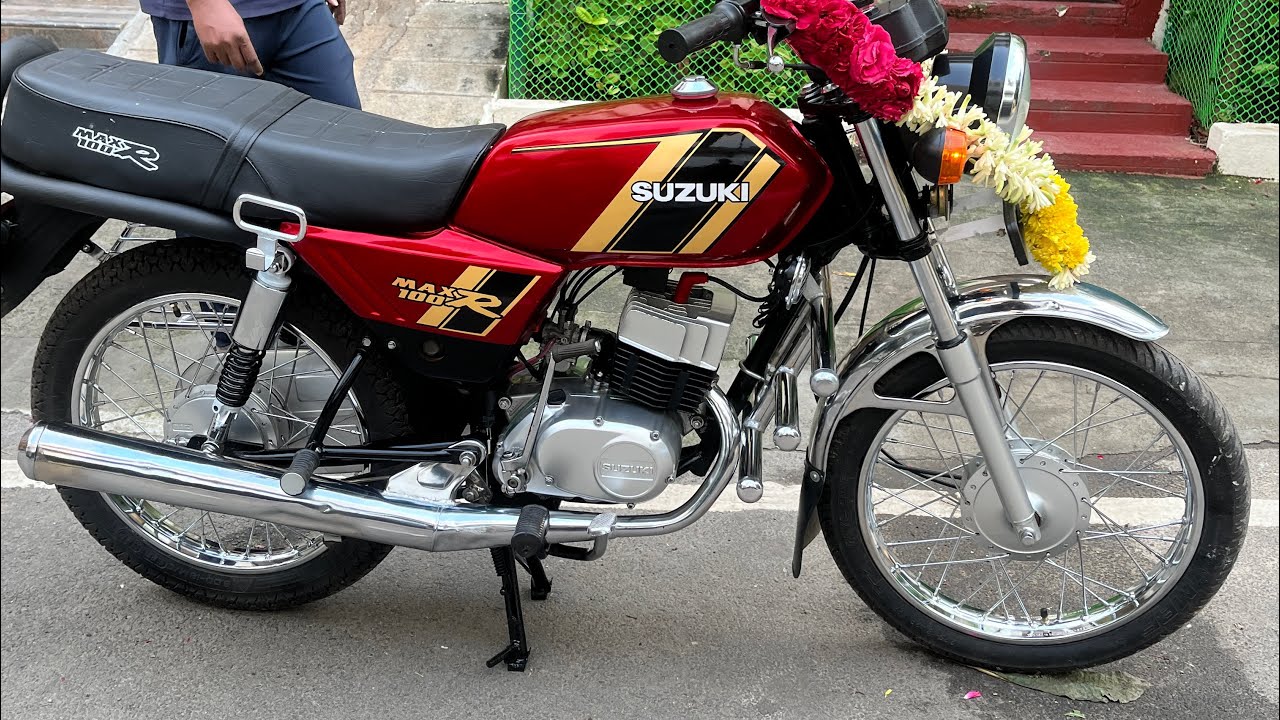 Suzuki Max 100R old model, full painting work completed and good work #painting #automobile #Suzuki