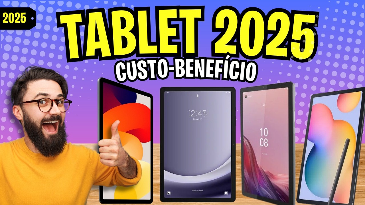 TABLET 2025: 5 Opções Custo-Benefício INCRÍVEIS para você ter em 2025!