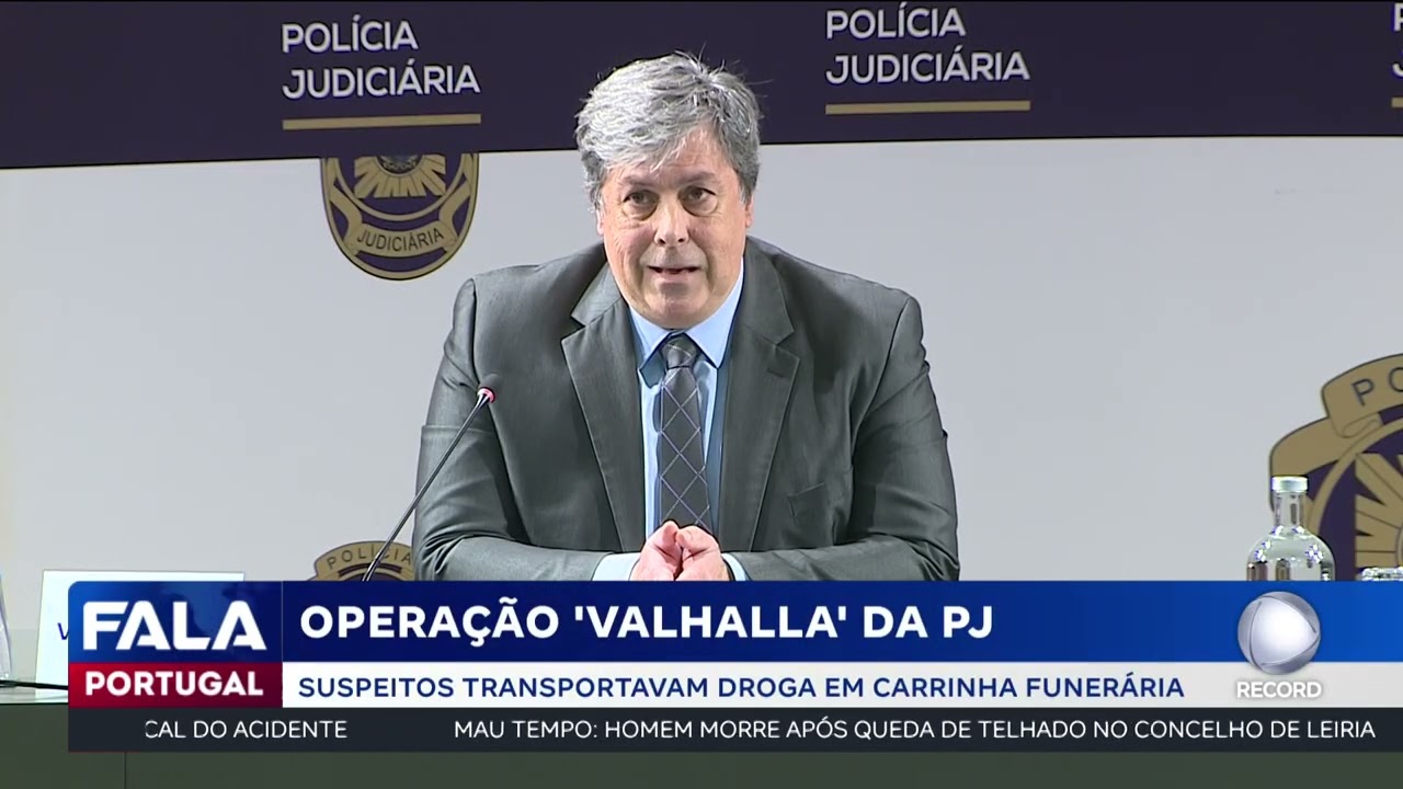 Operação 'Valhalla': Transportavam droga em carrinha funerária