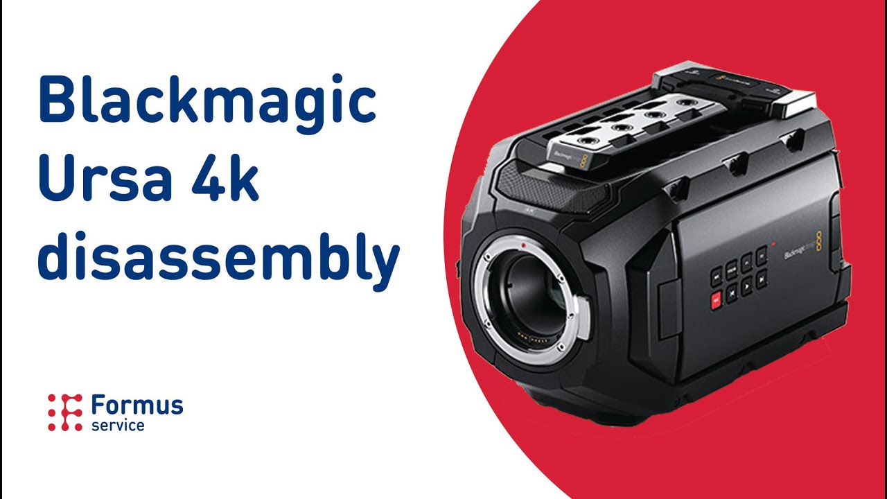 Blackmagic ursa mini 4k tutorial how to disassembly, tear down. Разборка