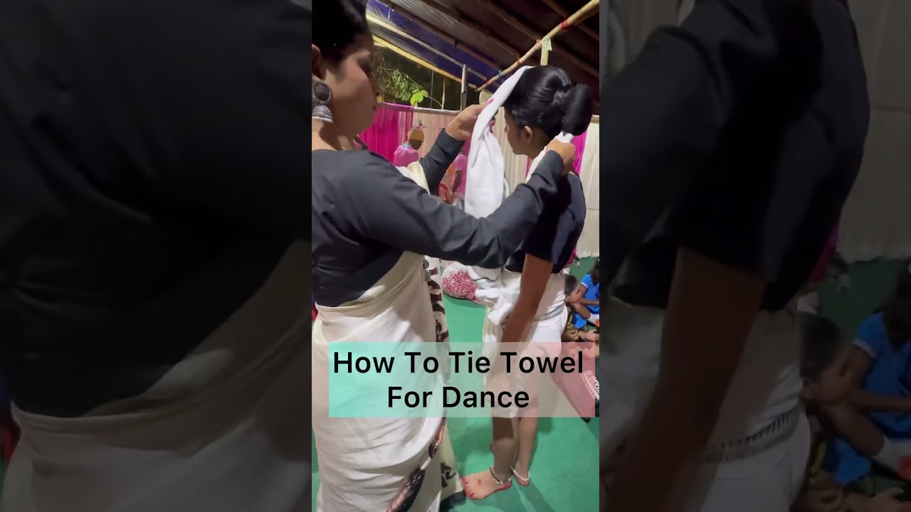 How to tie towel for dance #cutiepielima #shots #ytshorts