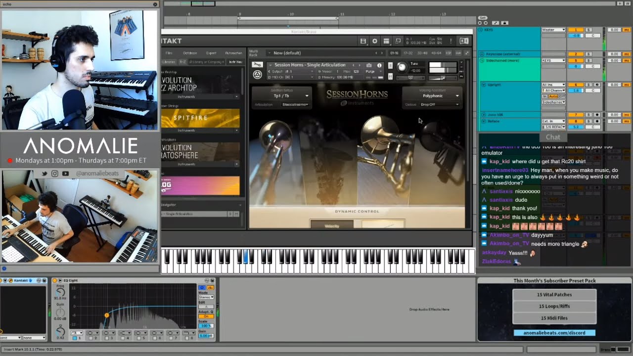 Anomalie (Making beats and playing keys! 15/03/2021) Twitch Stream