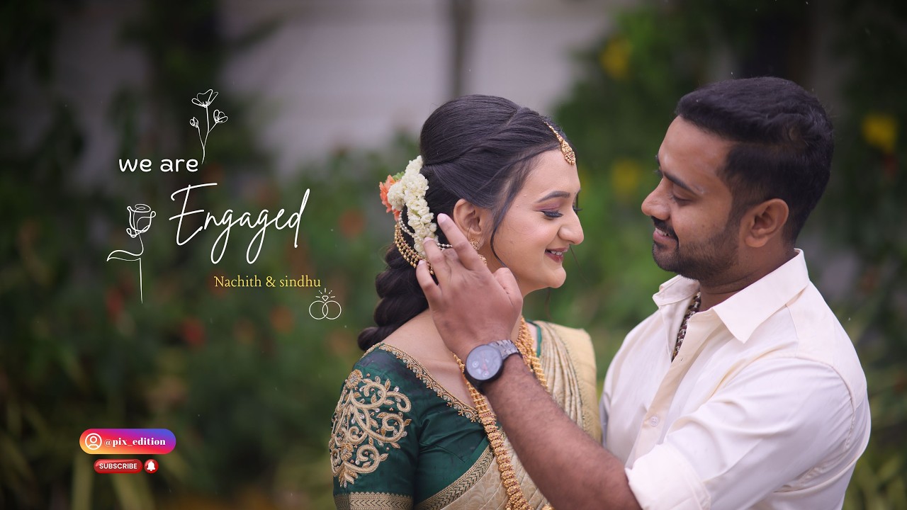 The Beginning of Forever 💍 | Nachith & Sindhu Engagement Film |  Ayyo Sivane Audio Song | PixEdition
