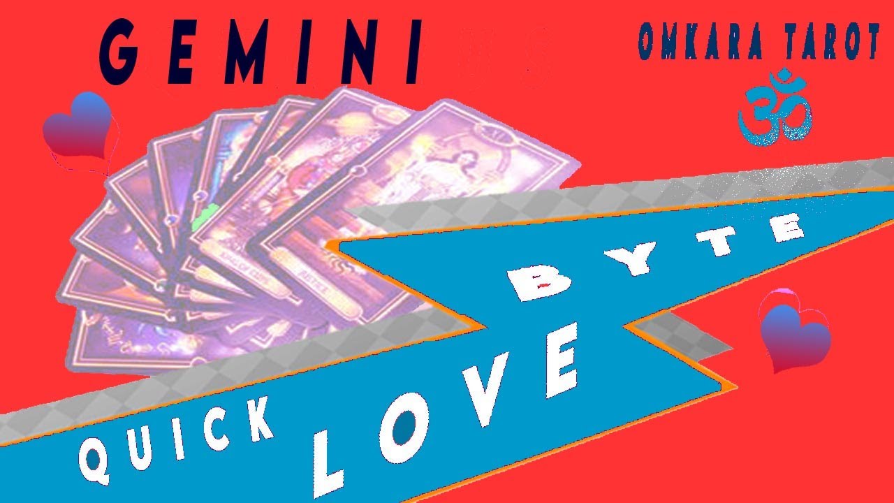 Gemini Tarot - THEIR BLOCKED HEART IS NOW WIDE OPEN !! / Love Bytes /