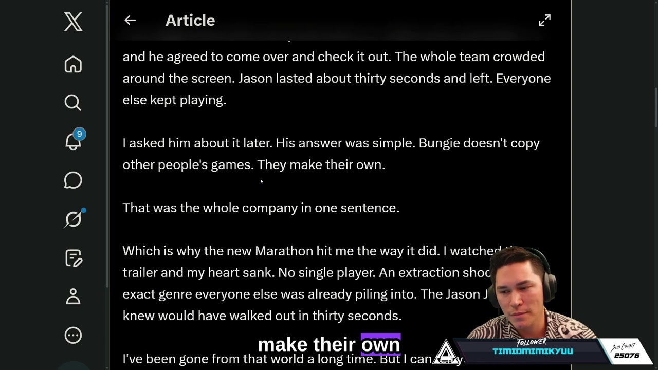 Aztecross реагирует на заявление о Bungie