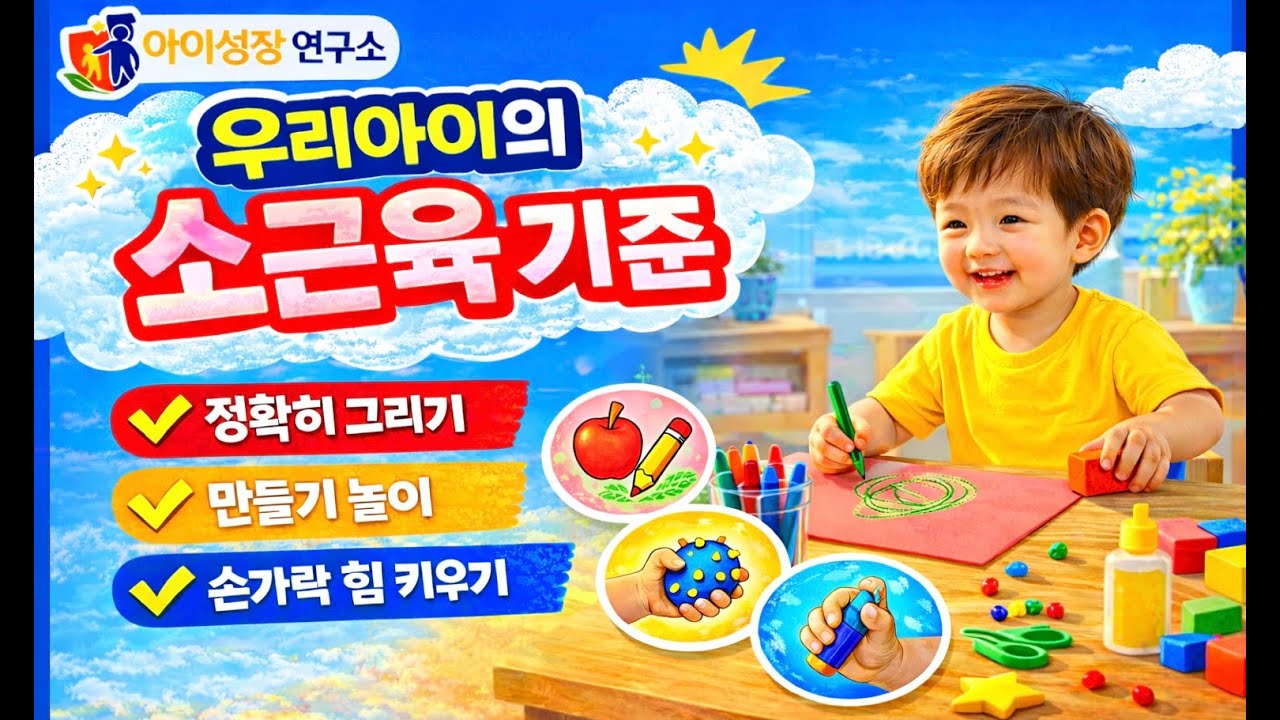 소근육이 흔들리면 하루가 무너집니다. #아이성장연구소 #소근육발달 #영유아 발달