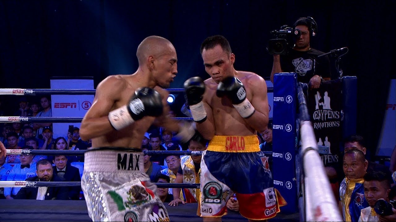 Carlo Pe&ntilde;alosa vs. Maximo Flores | IBO World Flyweight Title | ESPN5 Boxing