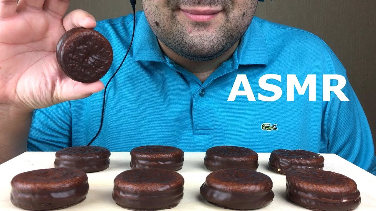 ASMR MINI CHOCO PIE 초코파이 (Real Soft Eating Show/Eating Sound) NO TALKING