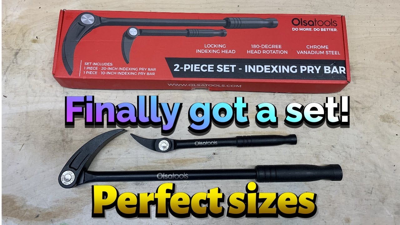 Olsa tools indexing pry bar set (initial thoughts and review)