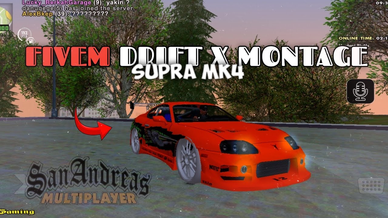 [SHARE!!] MODPACK FIVEM DRIFT X MONTAGE SUPRA MK4 JELOOL || GTA SAMP ANDROID