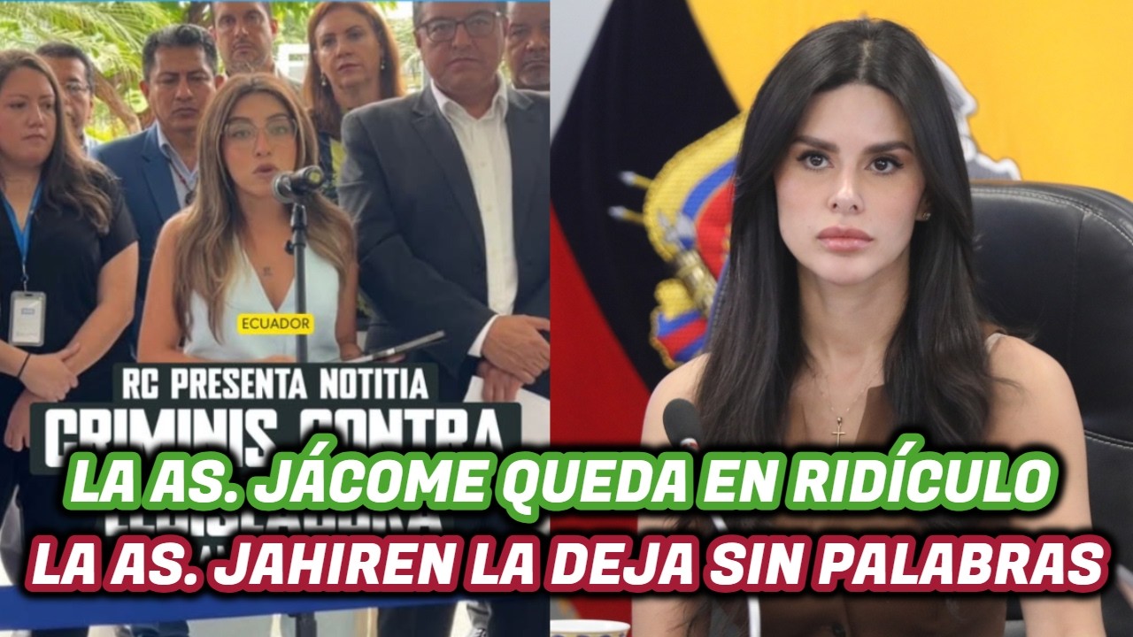 Jácome queda en ridículo: Jahiren la deja sin palabras.