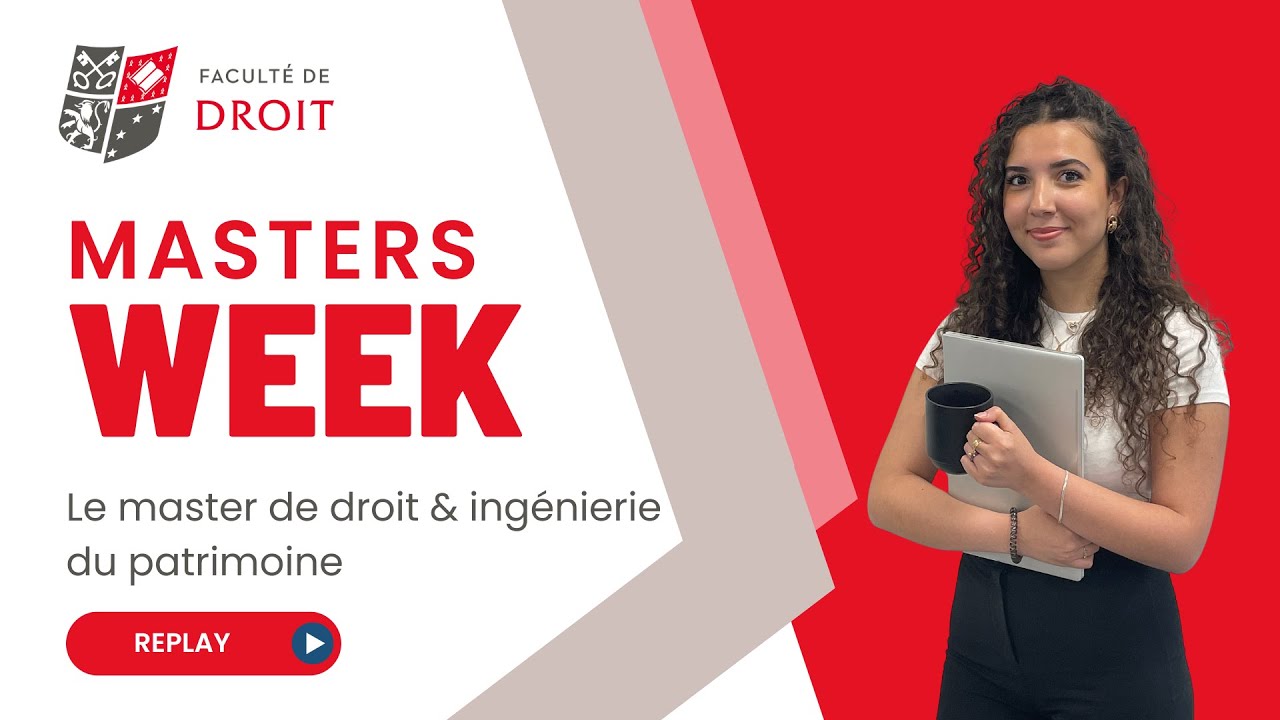 Masters Week - Le master de droit & ing&eacute;nierie du patrimoine