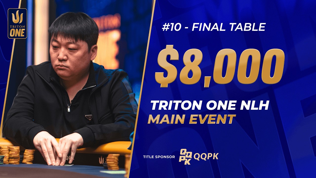 🔴 $15K NLH High Roller – Event #20, Final Day | Triton ONE JEJU 2026