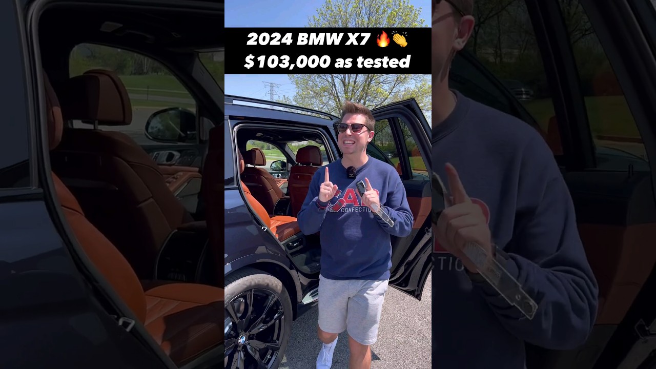 Tylne siedzenia w BMW X7 z 2024 roku robią wrażenie!