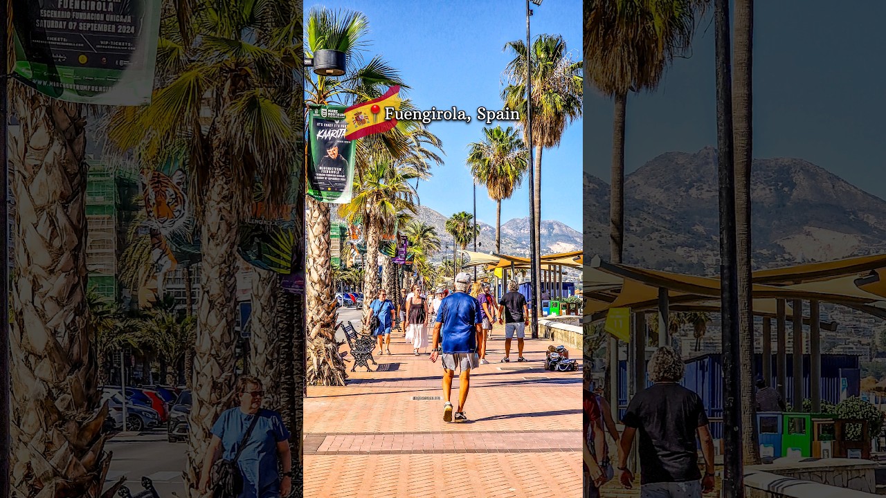 🇪🇦 Spanish Summer Vibes from FUENGIROLA ☀️ Best Holiday Destination in Spain #summer #travel #beach