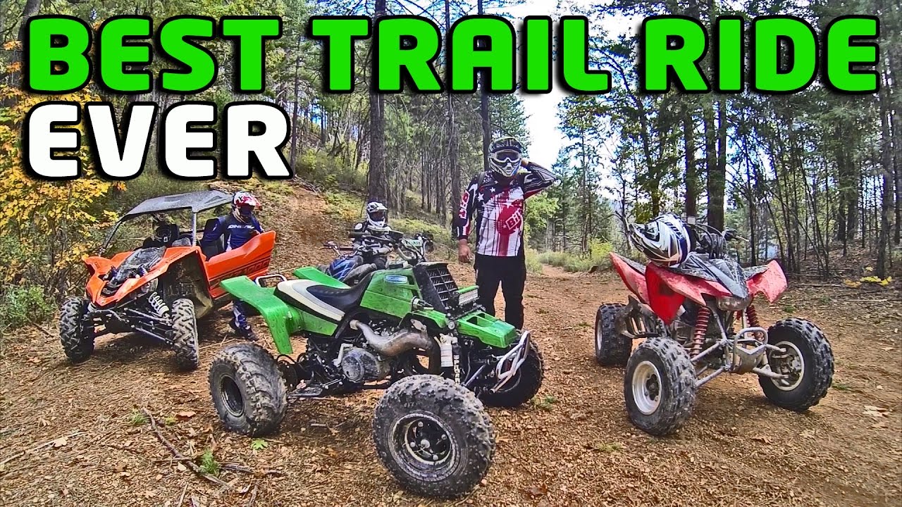 Banshee 350, Raptor 700 and YXZ 1000 R Best Trail Ride Adventure Ever Extended Cut