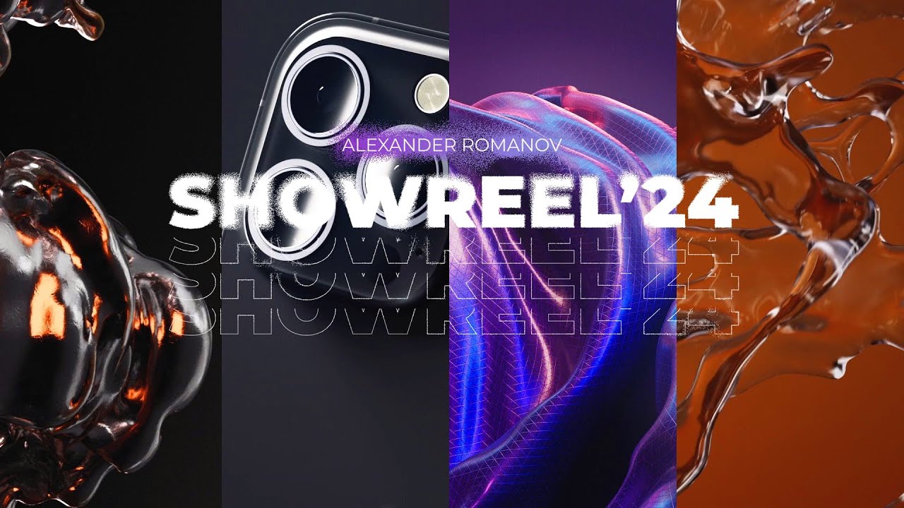 3D Motion Design Showreel 2024