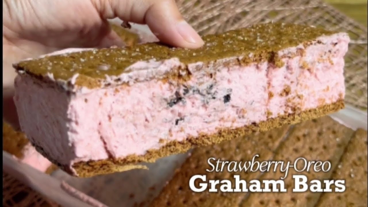 EASY & BUDGET-FRIENDLY | Strawberry-Oreo Graham Bars | GG Wanders