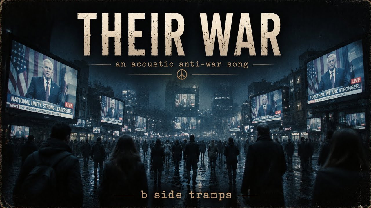 THEIR WAR Acoustic Version, A Powerful Anti-War Protest Song, Against War, #ukraine #iranwar 