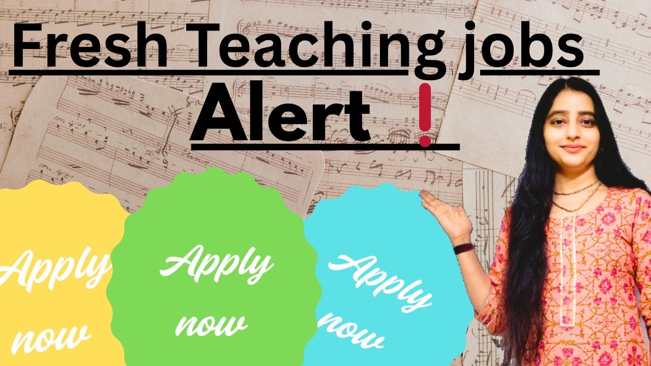 FRESH TEACHING VACCANCIES  TODAY❗ APPLY NOW ❗