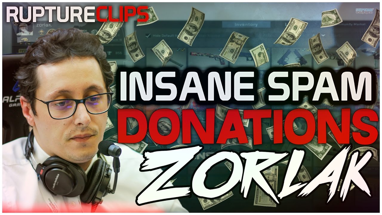 ZORLAK RECEBE SPAM DE DONATIONS INSANAS + 3000€