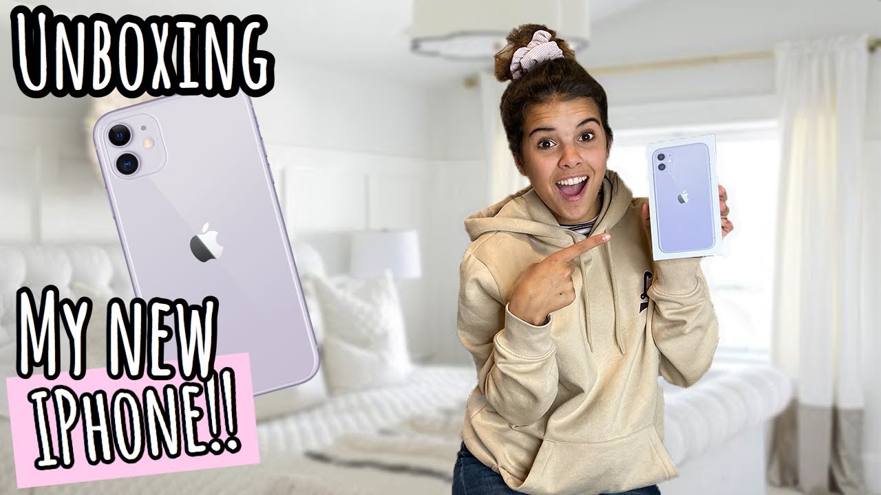 UNBOXiNG the new iPhone 11 | what's on my new iPhone