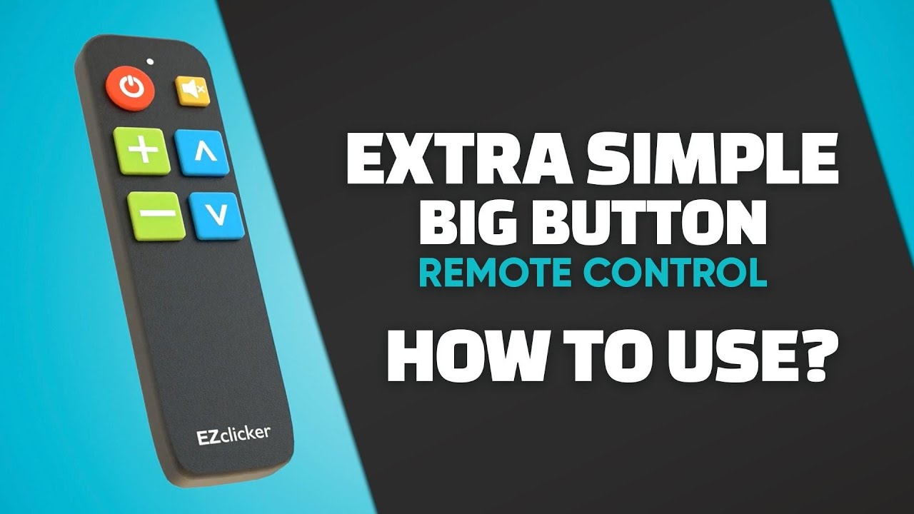 EZclicker Extra Simple Big Button TV Remote How To Video