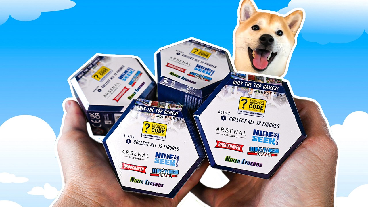 Opening 10 Roblox DevSeries Mystery Capsules