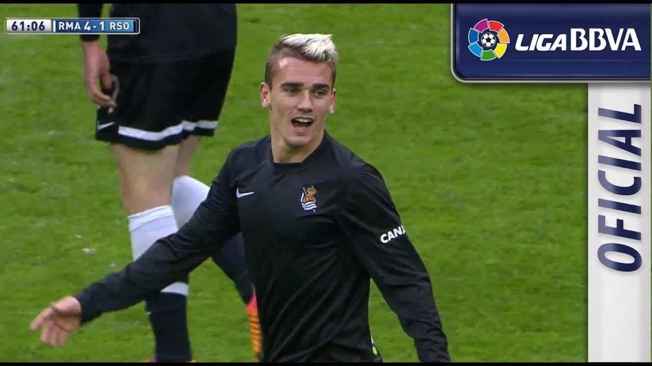 Golazo de Griezmann (4-1) en el Real Madrid - Real Sociedad