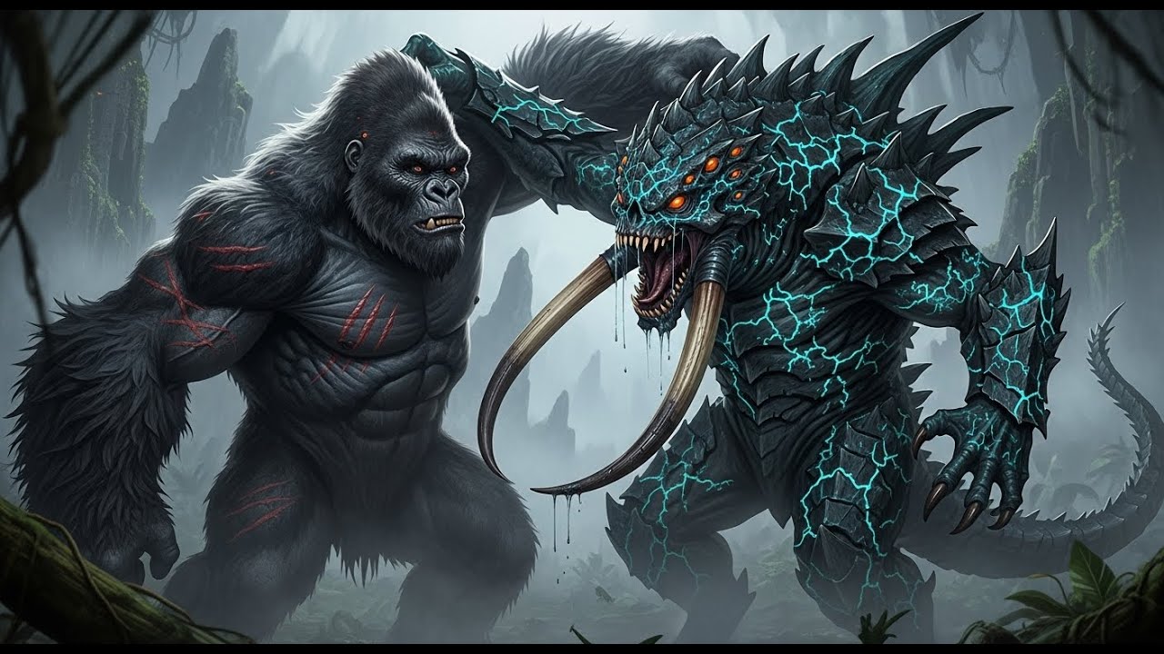 Primal Clash: Life 3.4 million Years Ago , king kong vs Ancient Titan!